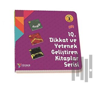 IQ Dİkkat ve Yetenek Geliştiren Kitaplar Serisi Level 3 (3 Kitap Takım) 5+ Yaş