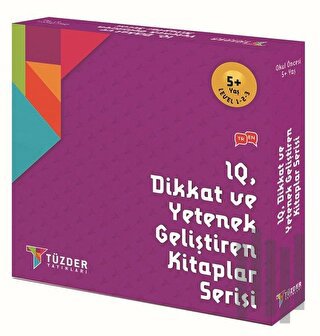 IQ Dikkat ve Yetenek Geliştiren Kitaplar Serisi Seti Level 1-2-3 (9 Kitap Takım) 5+ Yaş