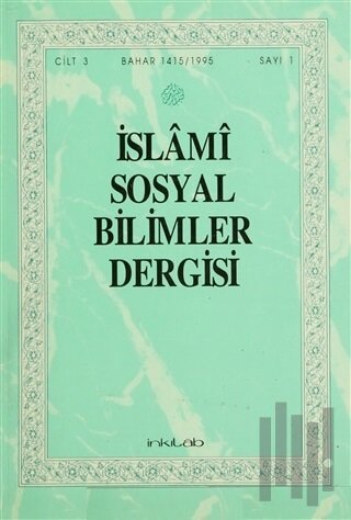 İslami Sosyal Bilimer Dergisi Cilt:3 Sayı: 1 | Kitap Ambarı