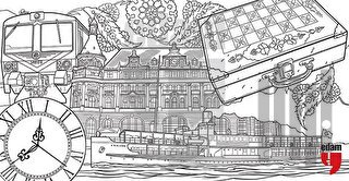 İstanbul Haydarpaşa Tuval Boyama