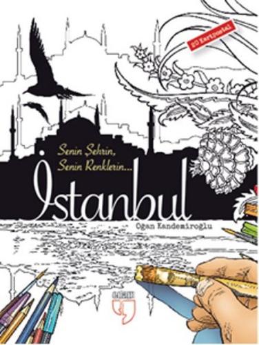 İstanbul Kartpostal Boyama - 20 Adet Kartpostal | Kitap Ambarı