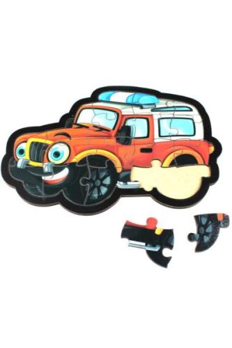 Jeep Puzzle - Ahşap | Kitap Ambarı