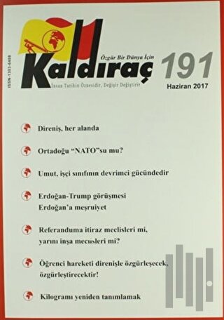 Kaldıraç Dergisi Sayı: 191 Haziran 2017 | Kitap Ambarı