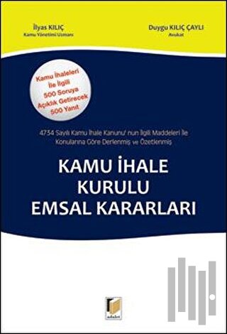 Kamu İhale Kurulu Emsal Kararları
