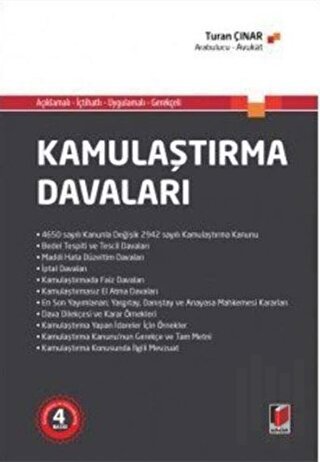 Kamulaştırma Davaları (Ciltli)