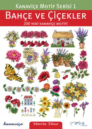 Kanaviçe Motif Serisi 1 - Bahçe ve Çiçekler | Kitap Ambarı
