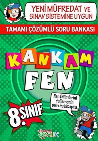 Kankam Fen 8. Sınıf Tamamı Çözümlü Soru Bankası | Kitap Ambarı