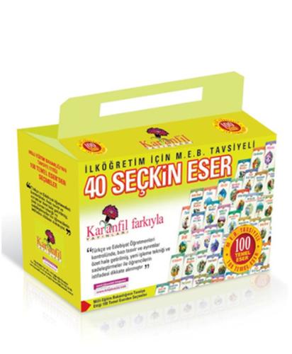 Karanfil 100 Temel Eser - 40 Kitap Takım