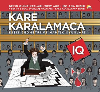 Kare Karalamaca 7 - 7’den 70’e Zeka Oyunları Kitapları Eşsiz Geometri 