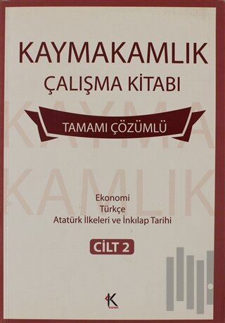 Kaymakamlık Çalışma Kitabı 2.Cilt | Kitap Ambarı