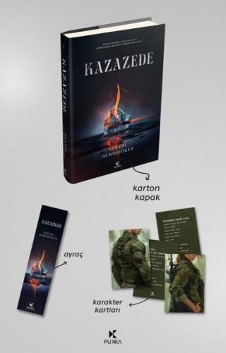 Kazazede 1 - Ayraç ve Karakter Kartı Hediyeli (Ciltli)