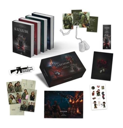 Kazazede Seti - 4 Kitap Takım - Kutulu (Ciltli)