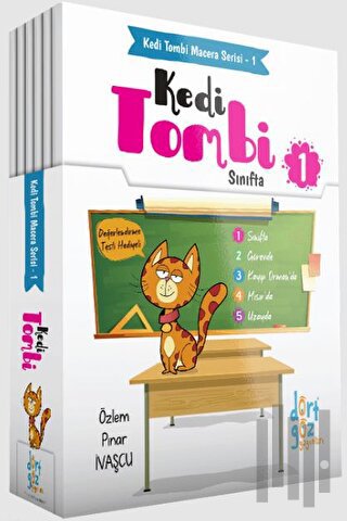 Kedi Tombi Macera Serisi 1 - 5 Kitap Takım | Kitap Ambarı
