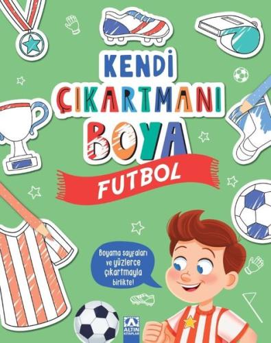 Kendi Çıkartmanı Boya - Futbol | Kitap Ambarı