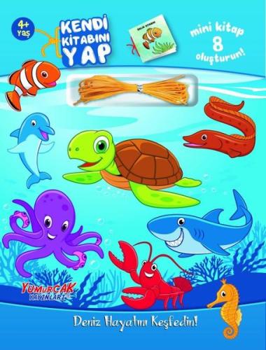 Kendi Kitabını Yap - Deniz Hayatını Keşfedin! 4+ Yaş