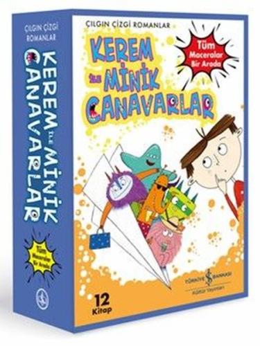 Kerem İle Minik Kahramanlar - Tüm Maceralar Bir Arada - 12 Kitap Takım