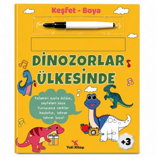 Keşfet Boya Dinozorlar Ülkesinde | Kitap Ambarı