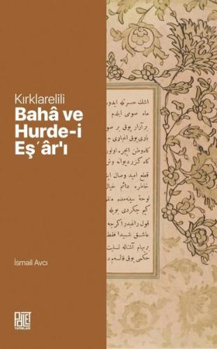 Kırklarelili Baha ve Hurde-i Eş'ar'ı | Kitap Ambarı