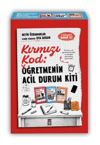 Kırmızı Kod: Öğretmenin Acil Durum Kiti Seti - 3 Kitap Takım | Kitap A