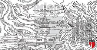 Kız Kulesi Boyama Föyü - 20’li Paketler Halinde