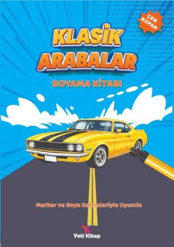 Klasik Arabalar Boyama Kitabı | Kitap Ambarı