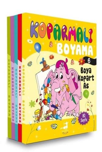 Koparmalı Boyama Seti 2 - 5 Kitap Takım