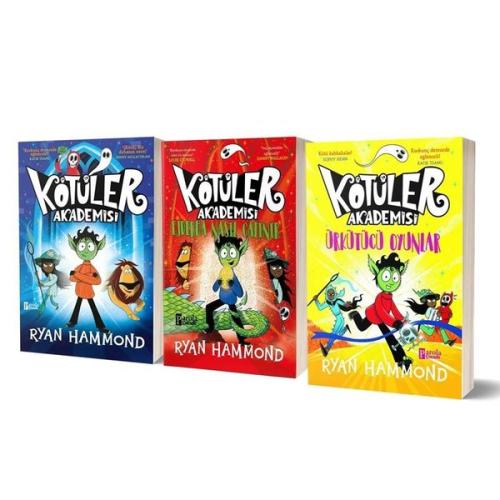 Kötüler Akademisi Serisi Seti - 3 Kitap Takım