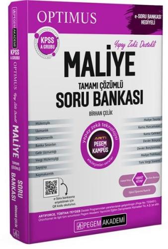 KPSS A Grubu Optimus Maliye Tamamı Çözümlü Soru Bankası
