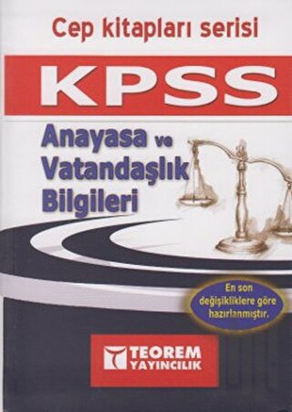 KPSS Anayasa ve Vatandaşlık Bilgileri Cep Kitapları Serisi