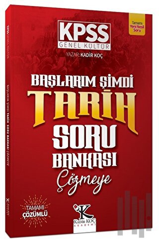 KPSS Başlarım Şimdi Tarih Soru Bankası Çözmeye | Kitap Ambarı