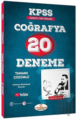 KPSS Coğrafya 20 Deneme Çözümlü | Kitap Ambarı