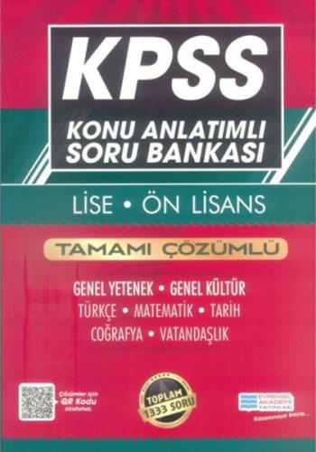 KPSS Lise Ön Lisans GYGK Konu Anlatımlı Soru Bankası | Kitap Ambarı