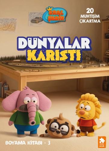 Kral Şakir - Dünyalar Karıştı Boyama Kitabı 3 | Kitap Ambarı