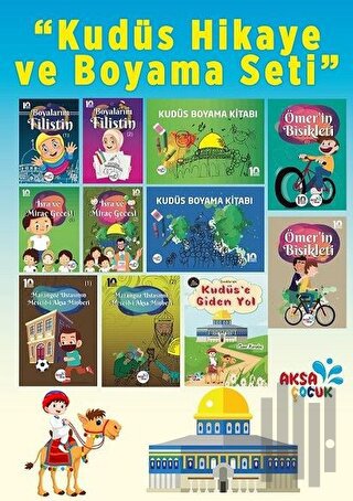 Kudüs Hikaye ve Boyama Seti - 11 Kitap