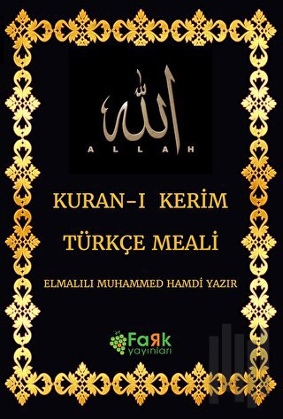 Kuran-ı Kerim Türkçe Meali
