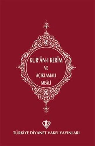 Kuran-ı Kerim ve Açıklamalı Meali - Metinli - Kırmızı