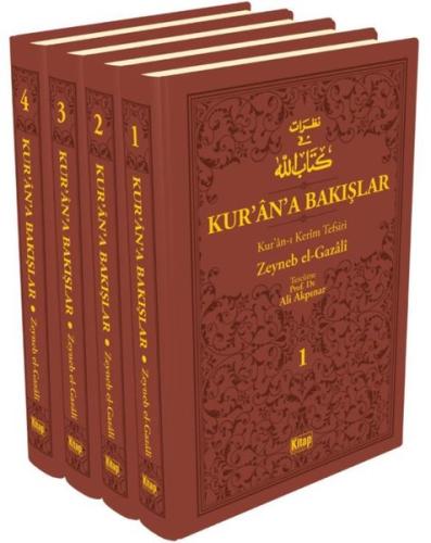 Kur'an'a Bakışlar Kur'an-ı Kerim Tefsiri Kahverengi Set - 4 Kitap Takım (Ciltli)