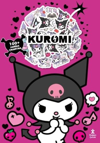 Kuromi Boyama Kitabı Çıkartma Bombası 100 + Harika Çıkartma