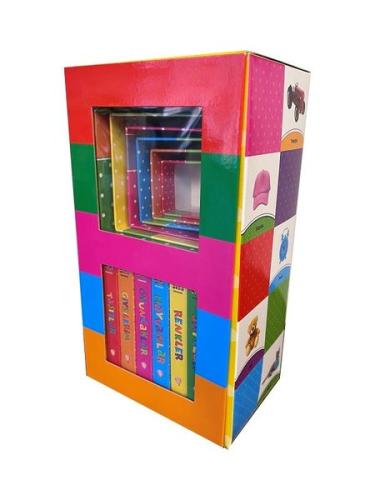 Kutu Kutu Kavramlar - 6 Kutu + 6 Kitaplık Eğitici Set | Kitap Ambarı