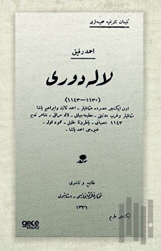 Lale Devri (Osmanlıca) | Kitap Ambarı