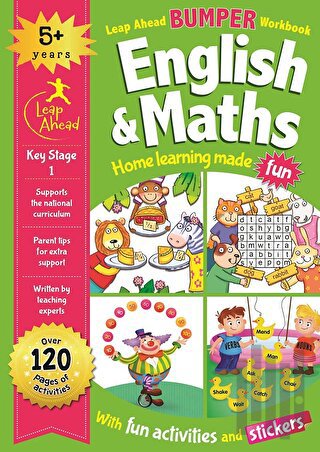 Leap Ahead Bumper Workbook: 5+ Years English and Maths
