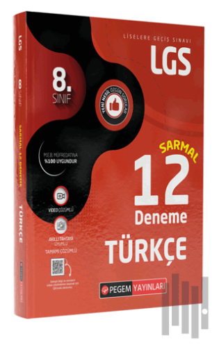 LGS 8.Sınıf Türkçe Sarmal 12 Deneme | Kitap Ambarı
