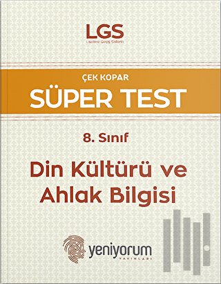 LGS Çek Kopar Süper Test 8. Sınıf Din Kültürü ve Ahlak Bilgisi