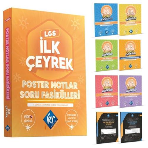 LGS İlk Çeyrek Poster Notlar Soru Fasikülleri | Kitap Ambarı