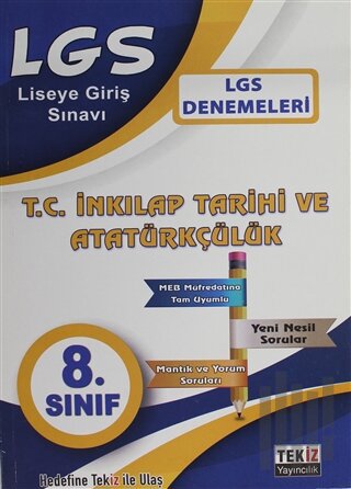LGS T.C. İnkılap Tarihi ve Atatürkçülük Denemesi 8. Sınıf