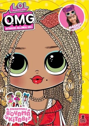 Lol Surprise! O.M.G. Çıkartmalı Boyama Kitabı - Maskot Şapka | Kitap A