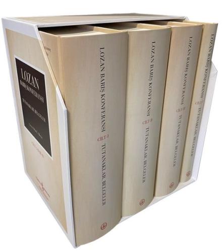 Lozan Barış Konferansı Seti-Tutanaklar - Belgeler - 4 Kitap Takım - Ku