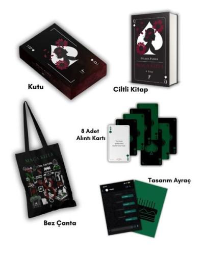 Maça Kızı 8 - 4. Kitap Seti - Kutulu (Ciltli) | Kitap Ambarı