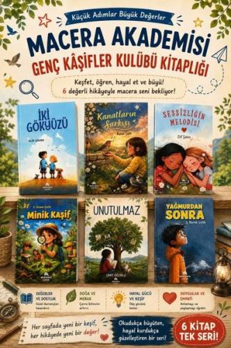 Macera Akademisi Genç Kaşifler Kulübü Kitaplığı Seti - 6 Kitap Takım |