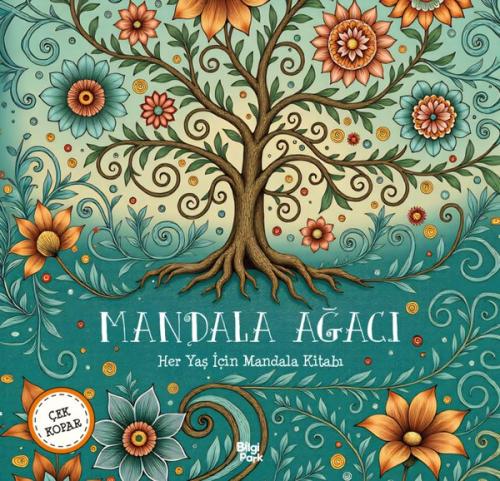 Mandala Ağacı - Her Yaş İçin Mandala Kitabı - Çek Kopar